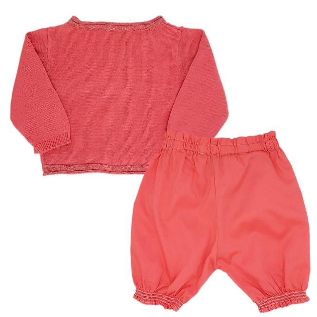 Ensemble LILI GAUFRETTE bébé fille 3 mois rose