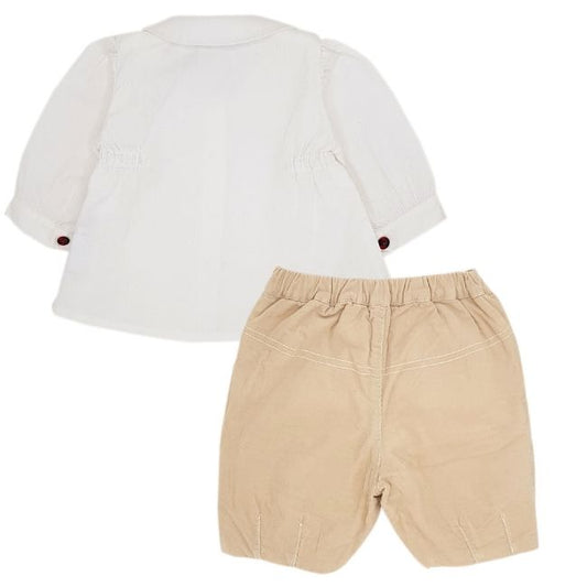 Ensemble bébé fille TARTINE ET CHOCOLAT 3 mois avec chemisier et pantalon