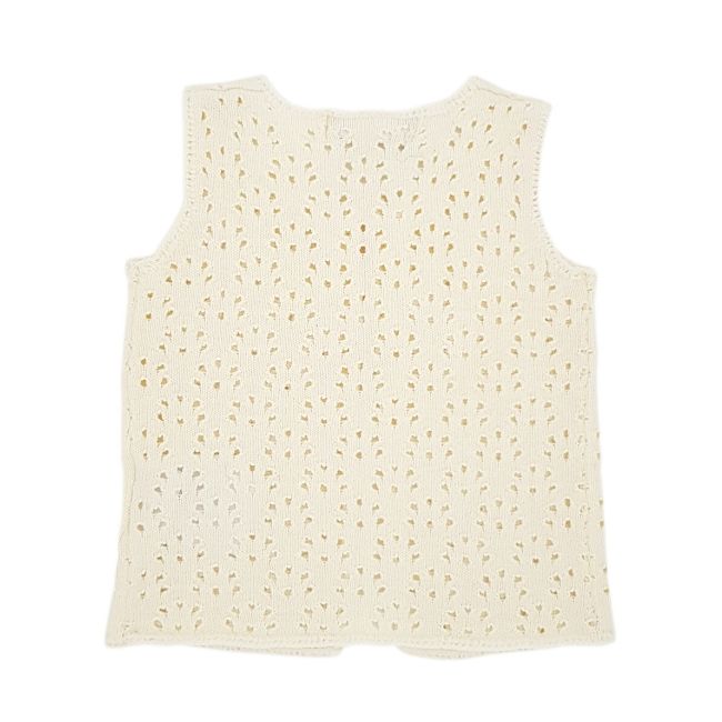 Gilet bébé fille jaune, taille 3 mois, marque Bleu comme gris - seconde main haut de gamme