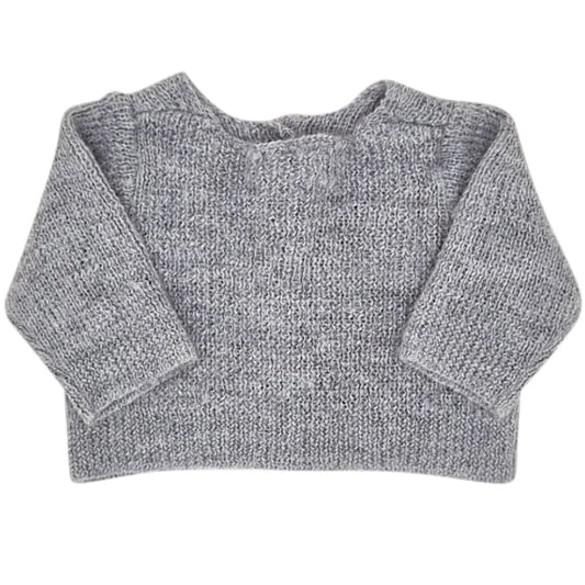 Gilet gris BONTON bébé naissance 1 mois pour bébé fille