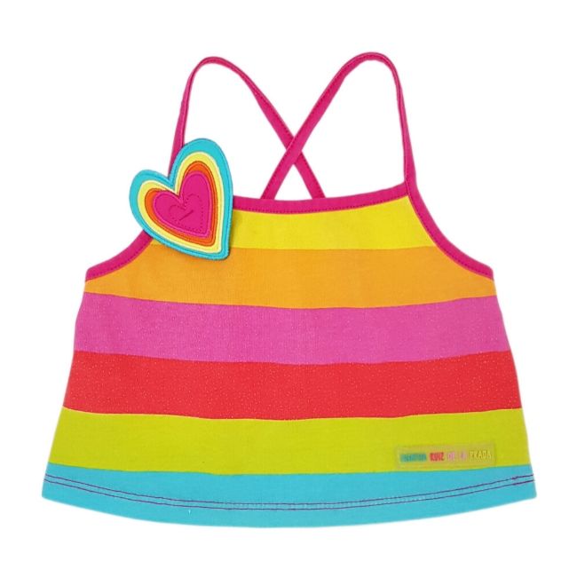 Vêtement bébé AGATHA RUIZ DE LA PRADA d'occasion - Haut bébé fille 12 mois multicolore