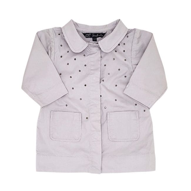 Imperméable LILI GAUFRETTE bébé 3 mois gris - Vêtement d'occasion pour bébé