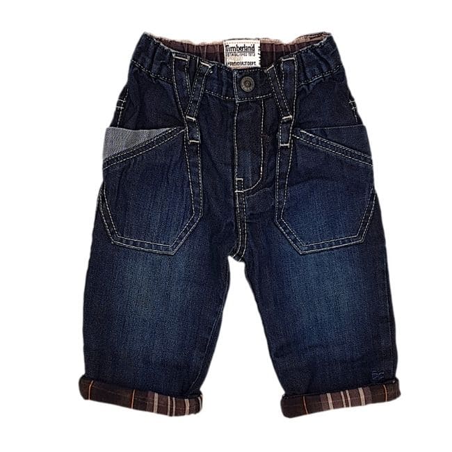 Jean TIMBERLAND bébé garçon 9 mois en denim bleu brut