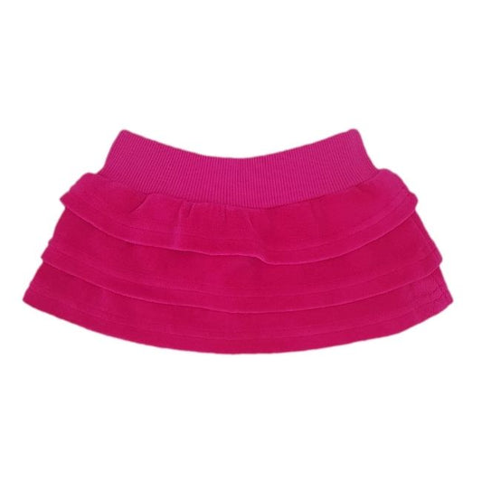Jupe bébé fille fuchsia à volants GUESS naissance à taille élastique