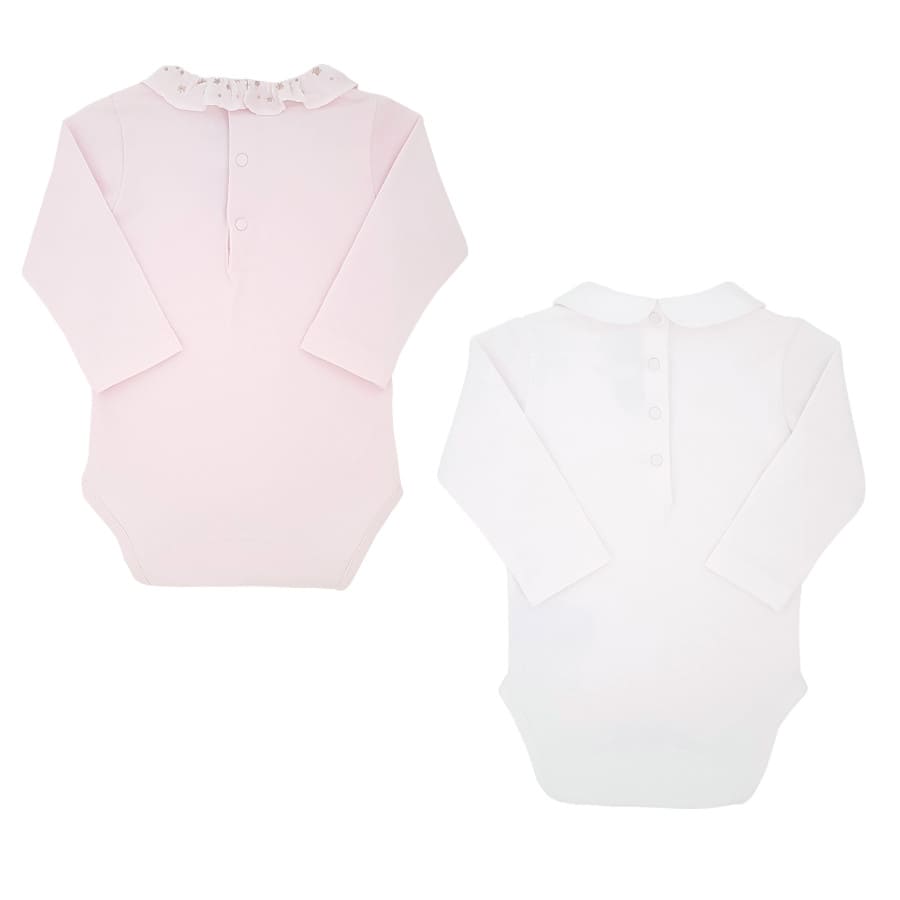 2 bodies manches longues bébé fille TARTINE ET CHOCOLAT 6 mois