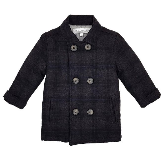 Manteau bébé garçon d'occasion - Manteau TARTINE ET CHOCOLAT bébé 12 mois gris