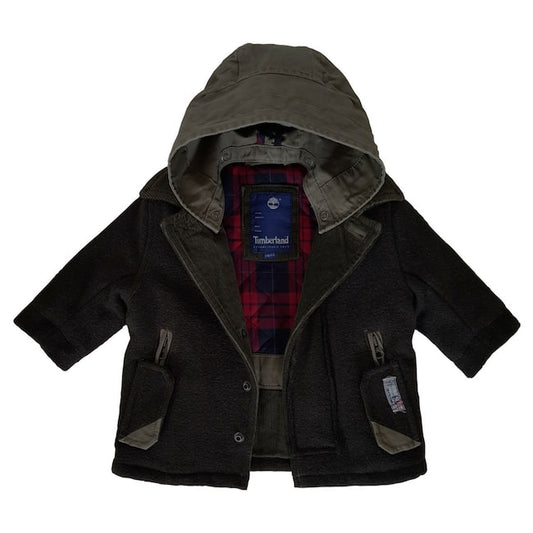Manteau bébé garçon d'occasion - Manteau TIMBERLAND bébé kaki 6 mois