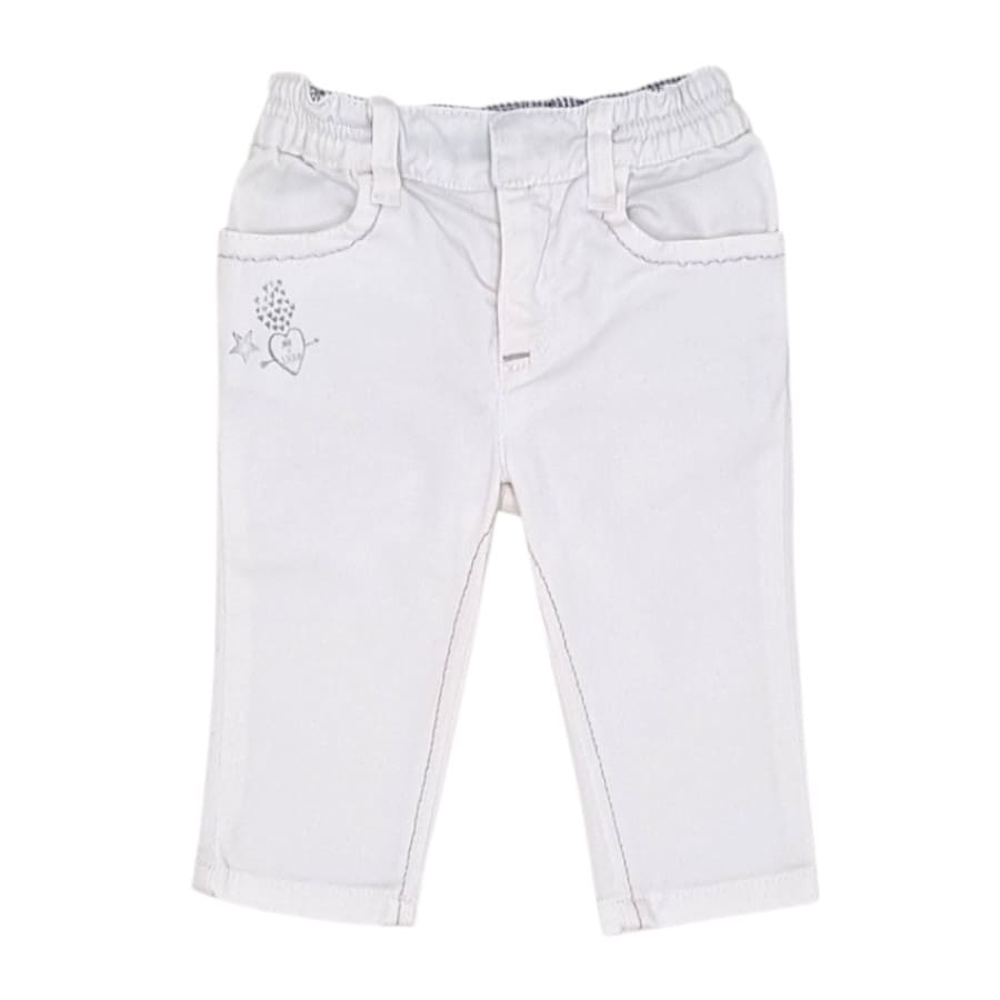 Pantalon bébé fille blanc 3 mois d'occasion marque mode IKKS