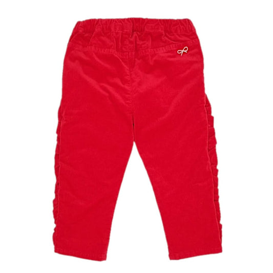 Pantalon rouge LILI GAUFRETTE bébé fille 12 mois