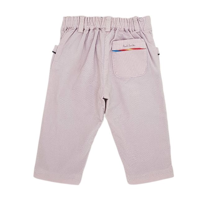 Pantalon bébé rose en velours PAUL SMITH JUNIOR 6 mois à taille élastique