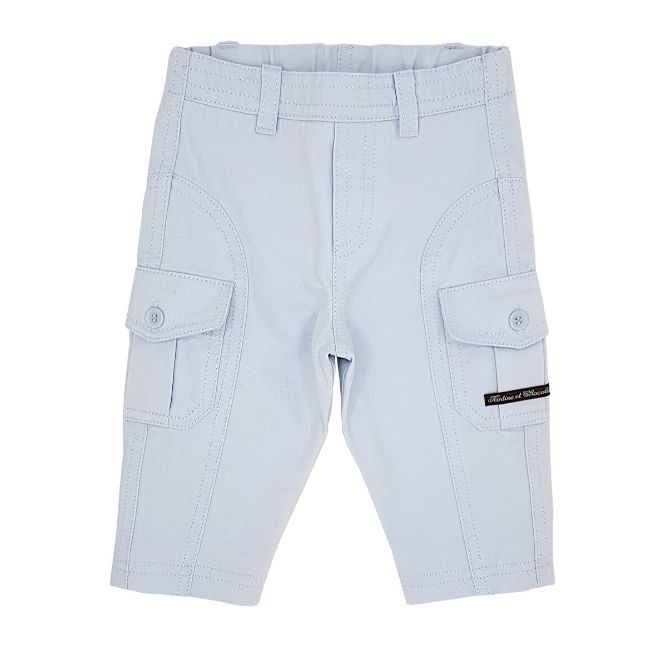 Vêtement bébé d'occasion - Pantalon bébé garçon TARTINE ET CHOCOLAT bleu ciel 3 mois