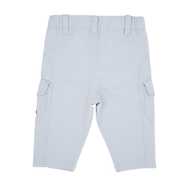 Pantalon bébé garçon bleu TARTINE ET CHOCOLAT 3 mois avec taille élastique