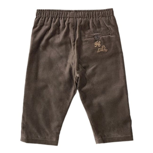 Pantalon bébé garçon en velours TARTINE ET CHOCOLAT 6 mois à taille élastique