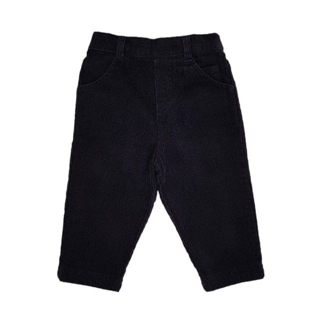 Pantalon bébé garçon noir en velours côtelé, taille 6 mois, marque Tartine et Chocolat - seconde main haut de gamme
