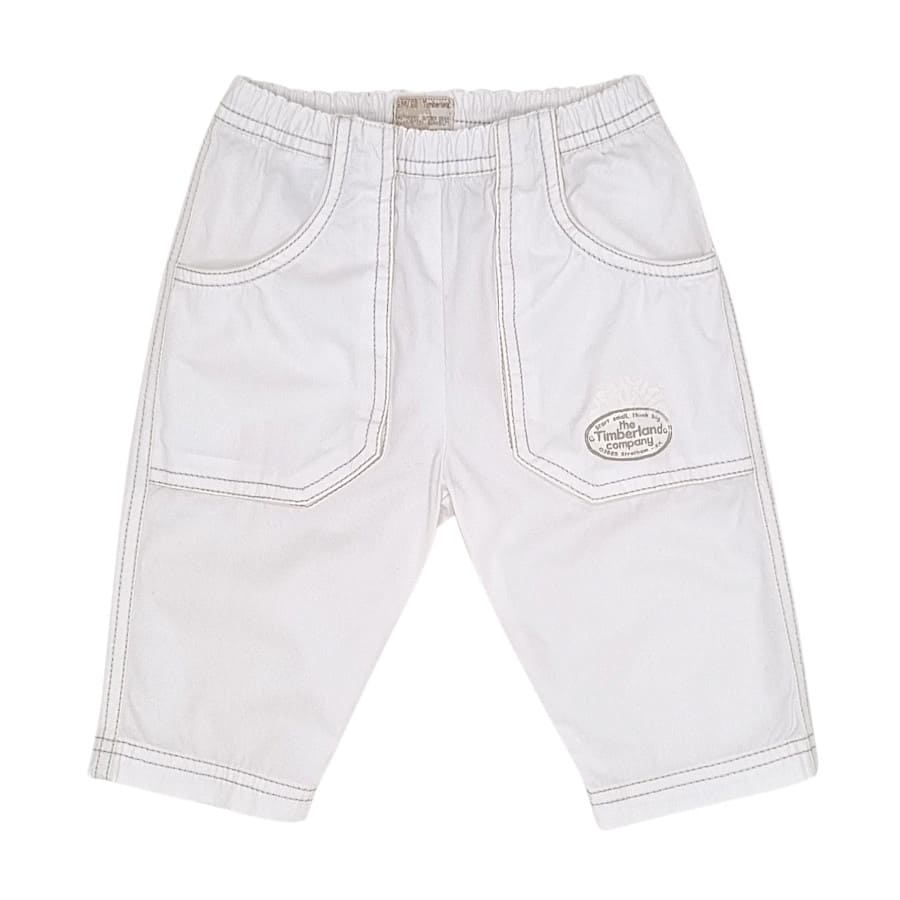 Pantalon bébé garçon 6 mois d'occasion blanc marque TIMBERLAND