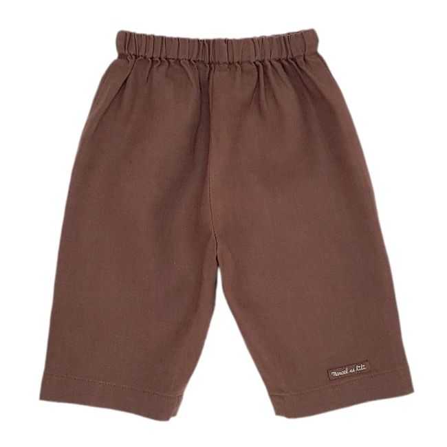 Pantalon marron LILI GAUFRETTE bébé 3 mois