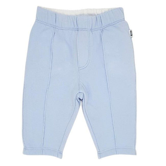 Pantalon de jogging bébé garçon blanc/bleu, taille 1 mois, marque Hugo Boss - seconde main haut de gamme