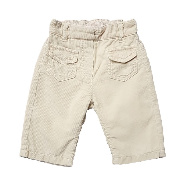 Marque bebe luxe d'occasion - Pantalon naissance bebe fille CHLOE 1 mois beige