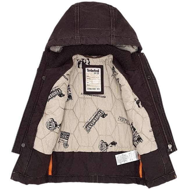 Parka marron bébé garçon 6 mois TIMBERLAND