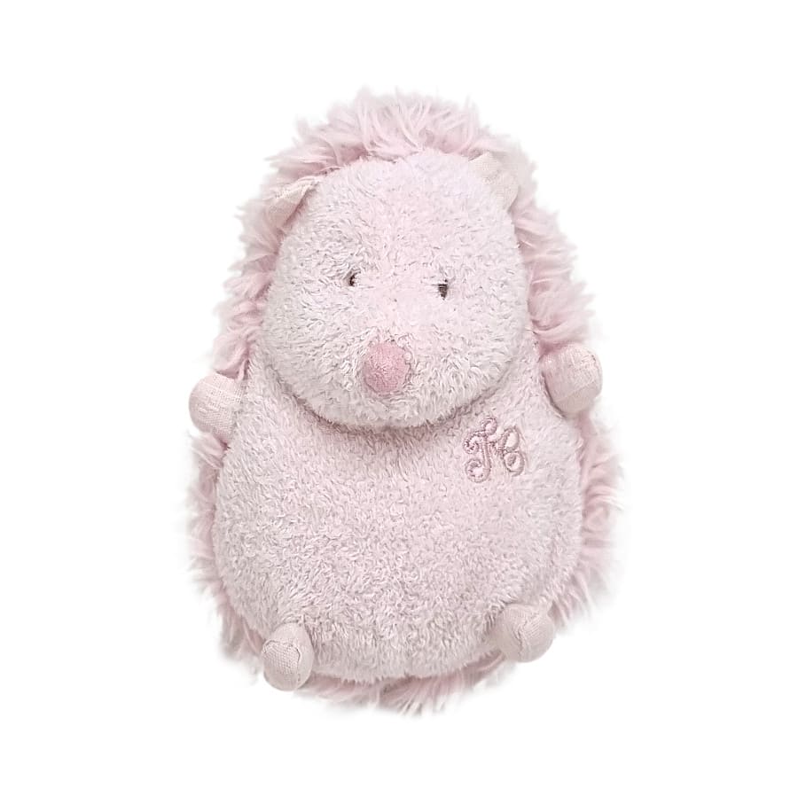 Peluche bébé TARTINE ET CHOCOLAT hérisson rose