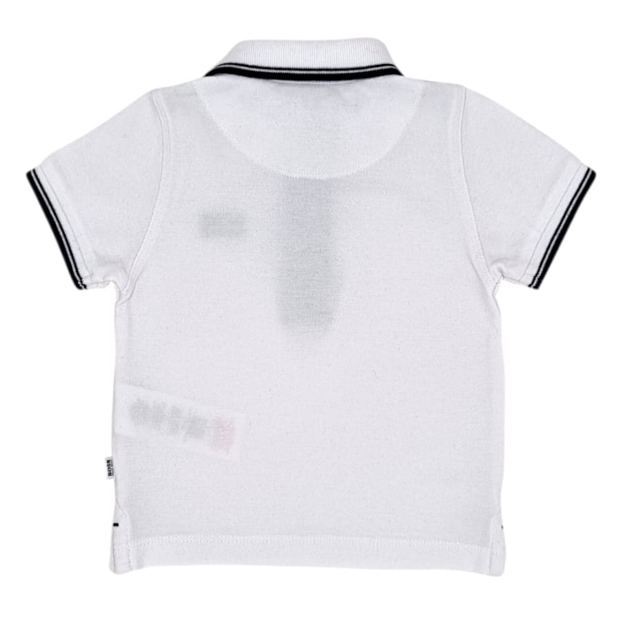 Polo blanc BOSS bébé garçon 6 mois