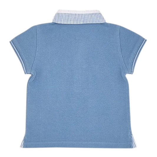 Polo bleu Tartine et Chocolat bébé garçon 6 mois