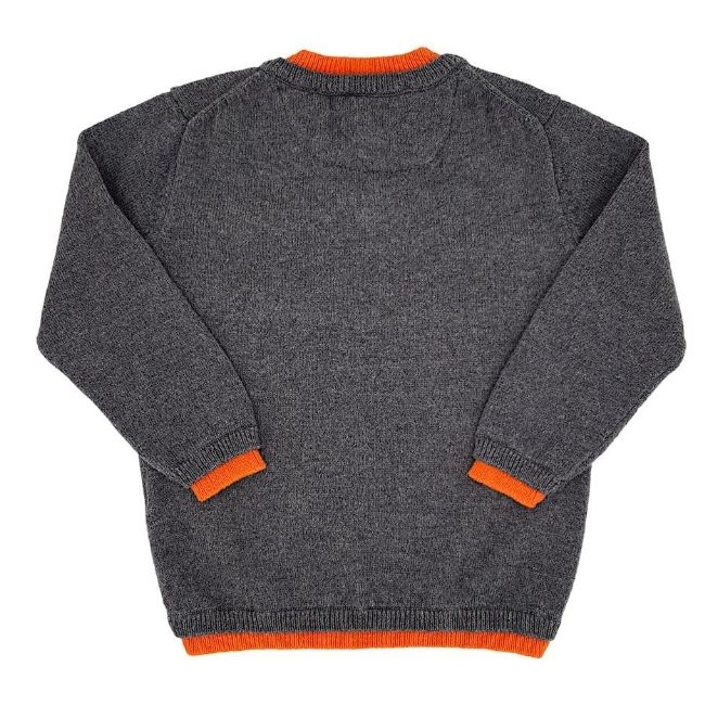 Pull bébé garçon gris TARTINE ET CHOCOLAT 12 mois à manches longues
