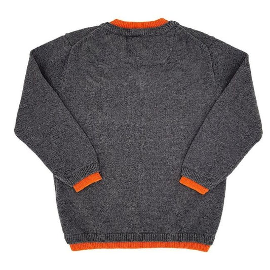 Pull bébé garçon gris TARTINE ET CHOCOLAT 12 mois à manches longues
