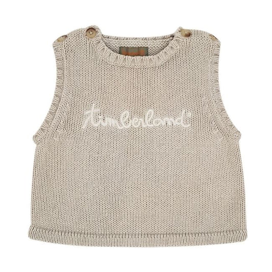 Pull sans manches TIMBERLAND bébé garçon 3 mois d'occasion beige