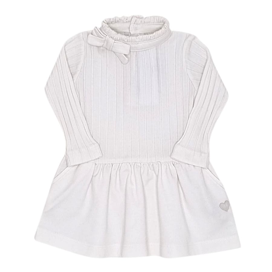 Robe bébé blanc cassé seconde main Lili Gaufrette 3 mois