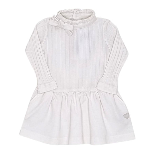 Robe bébé fille blanc cassé, taille 3 mois, marque Lili Gaufrette - seconde main premium