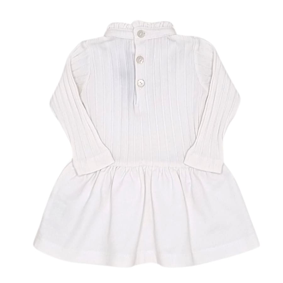 Robe écrue LILI GAUFRETTE bébé fille 3 mois
