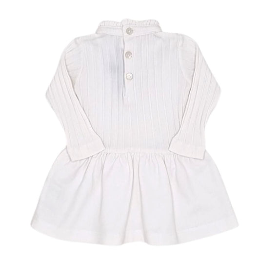 Robe écrue LILI GAUFRETTE bébé fille 3 mois