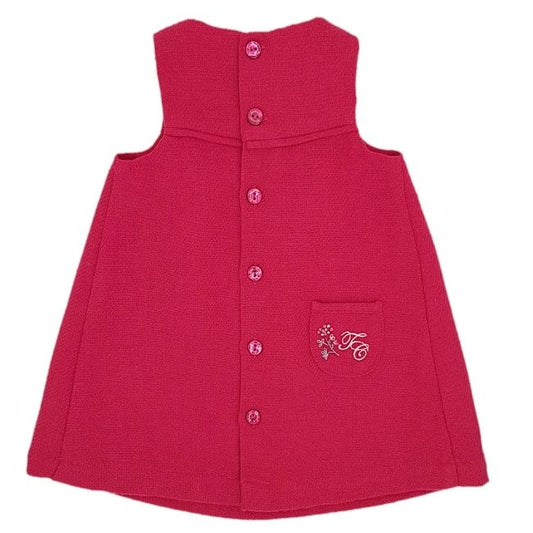 Robe bébé fille rose TARTINE ET CHOCOLAT 6 mois sans manches
