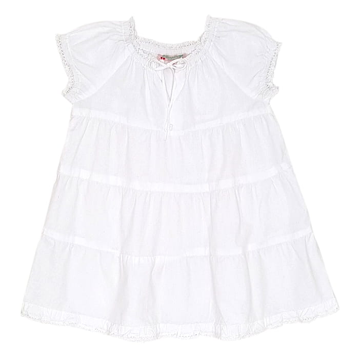 Robe bébé blanche seconde main Bonpoint 18 mois blanche