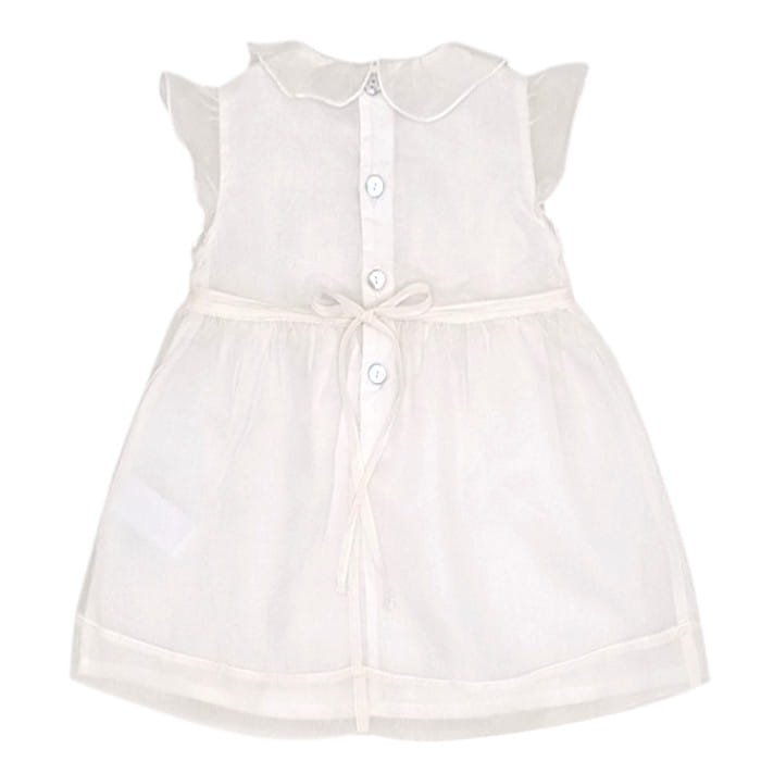 Robe écru Il Gufo bébé fille 6 mois