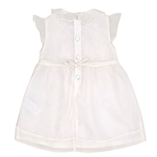 Robe écru Il Gufo bébé fille 6 mois