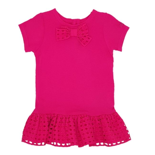 Vêtement LILI GAUFRETTE d'occasion - Robe bébé fille 6 mois fuchsia