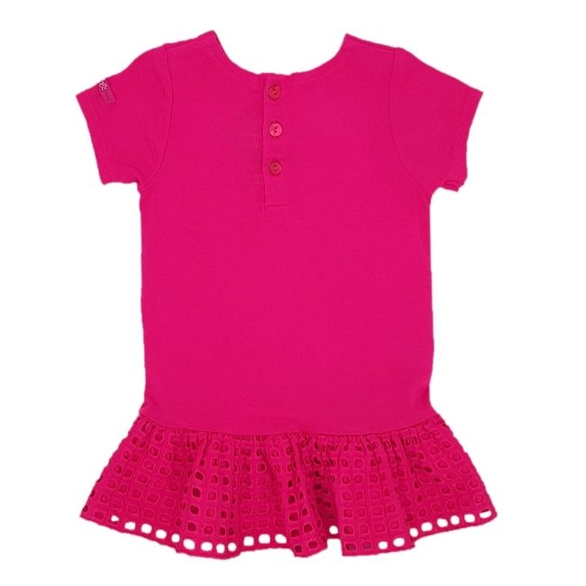 Robe fuchsia LILI GAUFRETTE bébé fille 6 mois