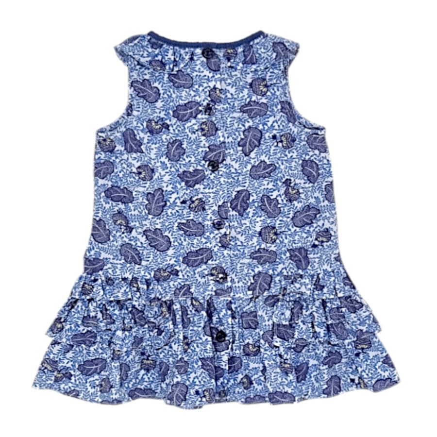 Robe bleue TARTINE ET CHOCOLAT bébé fille 9 mois