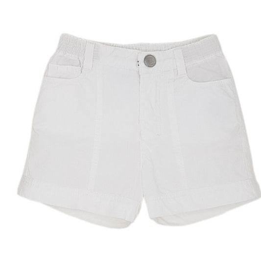Short uni bébé fille blanc en coton, taille 6 mois, marque Baby Dior - seconde main luxe