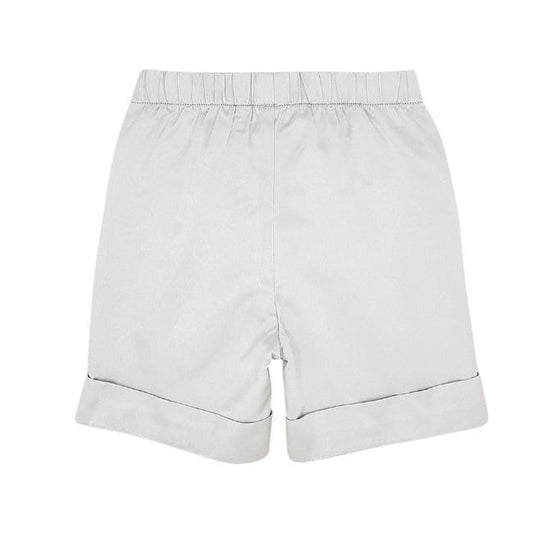 Short gris satiné IL GUFO bébé fille 18 mois