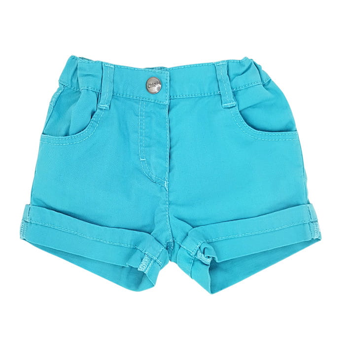 Short Chloé bébé fille 6 mois turquoise - Vêtement bébé neuf avec étiquette