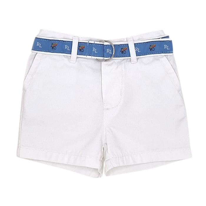 Short bébé garçon occasion Ralph Lauren 3 mois blanc