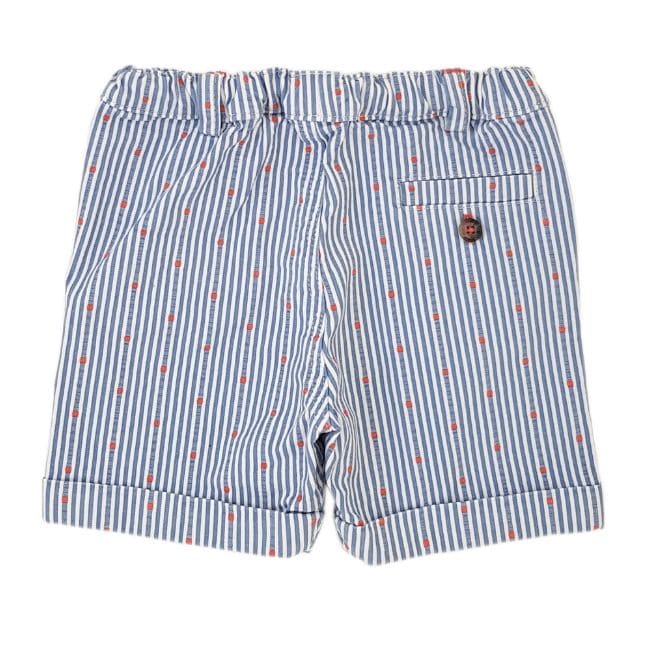 Short bébé garçon à rayures TARTINE ET CHOCOLAT 12 mois à taille élastique