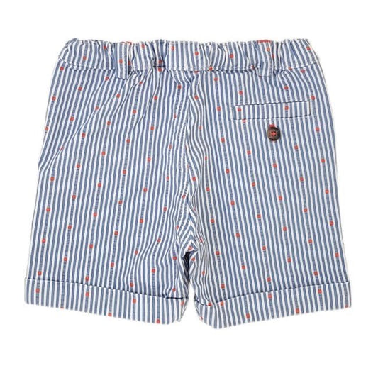 Short bébé garçon à rayures TARTINE ET CHOCOLAT 12 mois à taille élastique