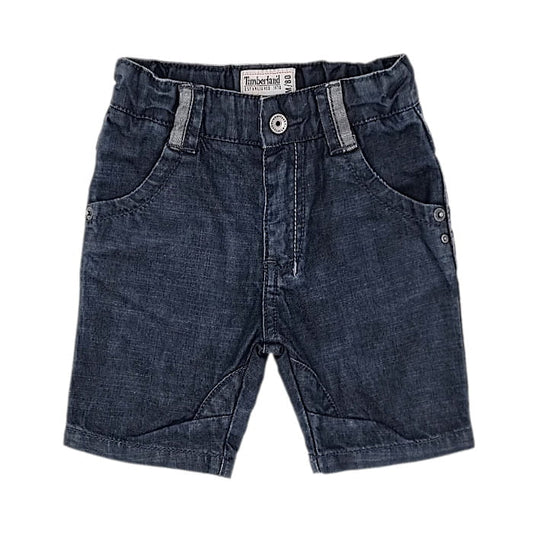 Short en jean bébé garçon noir délavé, taille 12 mois, marque Timberland - seconde main premium