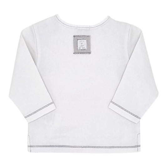 Sweat blanc IKKS bébé 6 mois