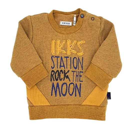 Sweat bébé garçon IKKS d'occasion 3 mois camel