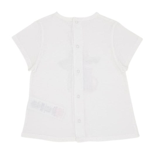 Tee-shirt blanc cassé bébé fille 9 mois CHLOÉ
